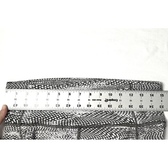 Lululemon Leggings Nulux Fast free 7/8 Tight II Womens 10 Swerve Vapor Met Grey - Picture 6 of 10